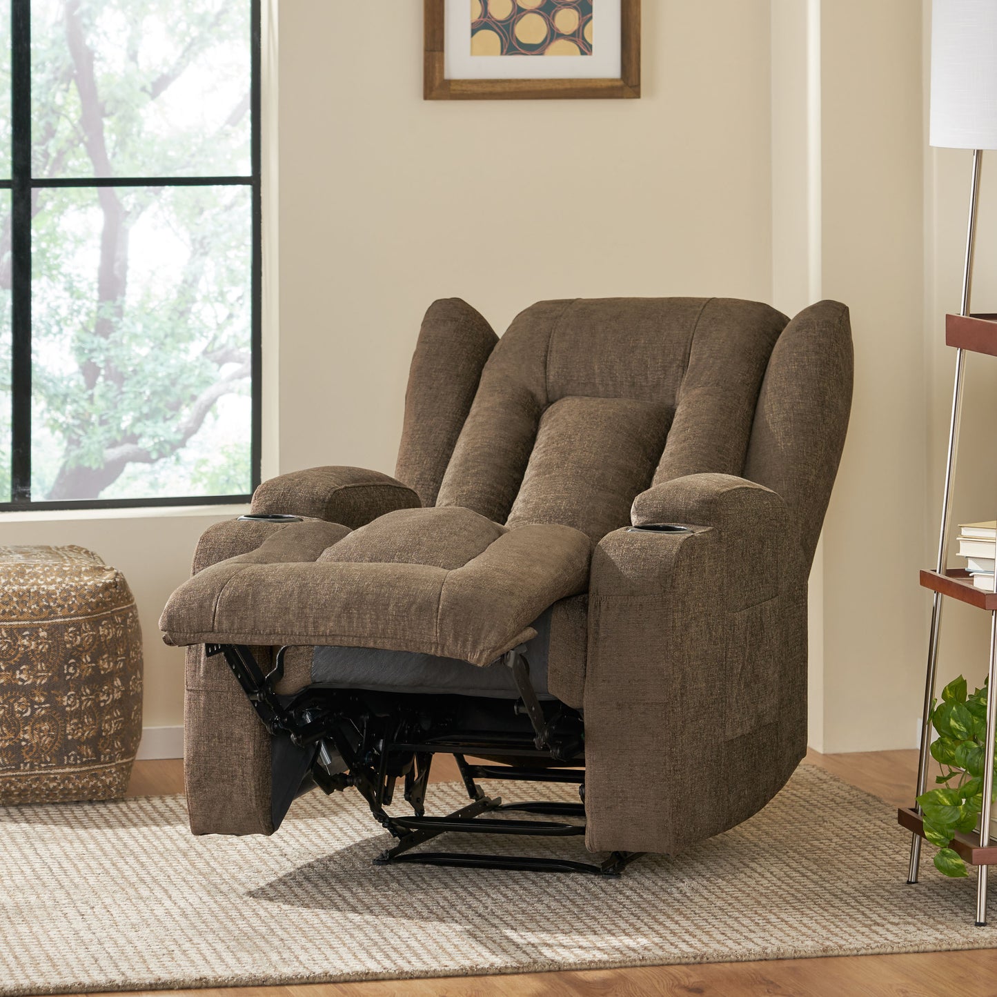 Lola Massage Recliner Chair - Brown