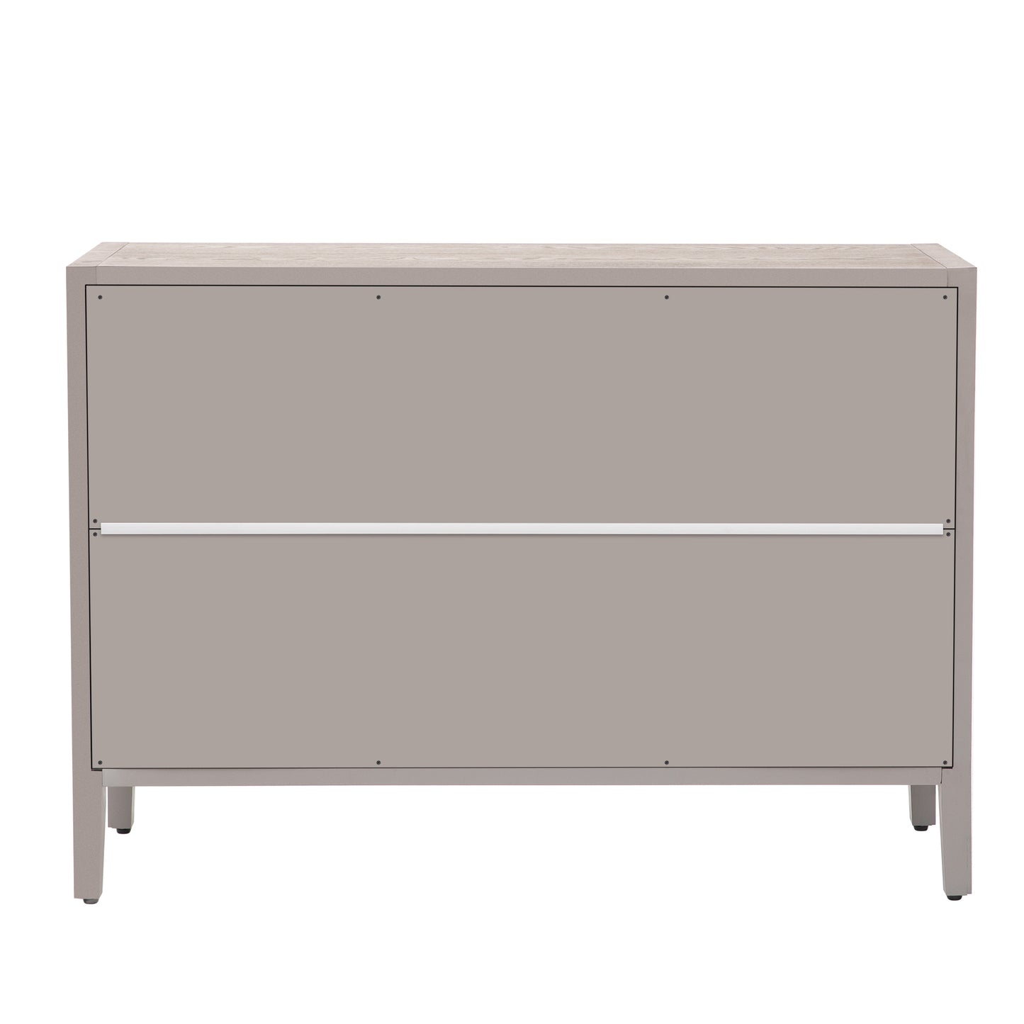 Zacko Wood Storage Cabinet - Gray