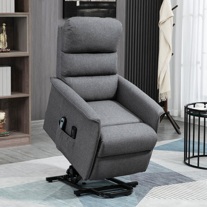 Ross Power Lift Chair with Vibration Massage - Gray