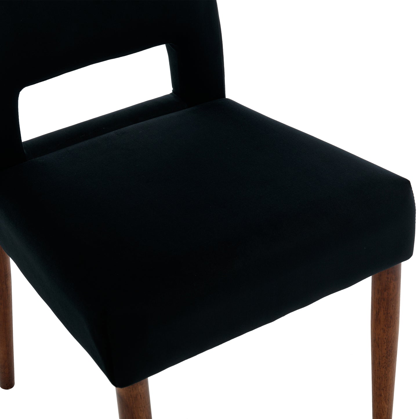 Giordano Dining Chairs with Solid Wood (Set of 2) - Black