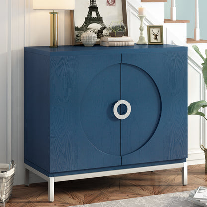 Gato Accent Storage Cabinet - Navy