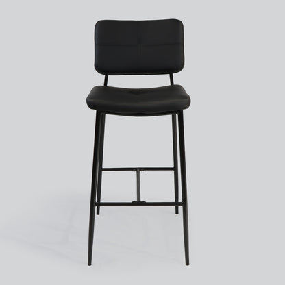 Lean Bar Stools   - Black  Set of 2