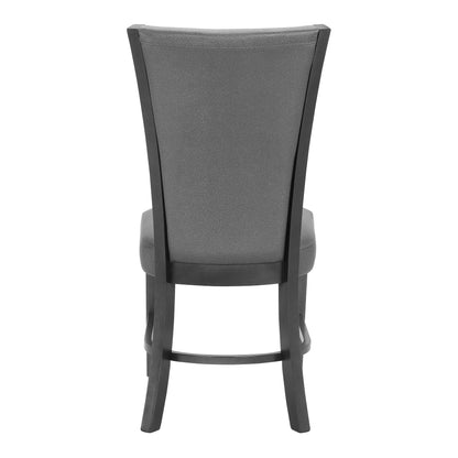 Oliver Fabric Dining Chair Set of 2 - Gray