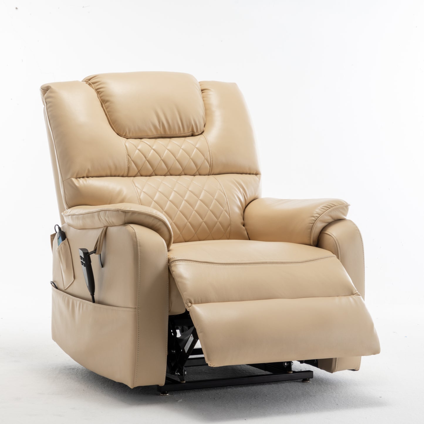 Eriga Power Lift Recliner Chair (180 degree lying flat) - Beige