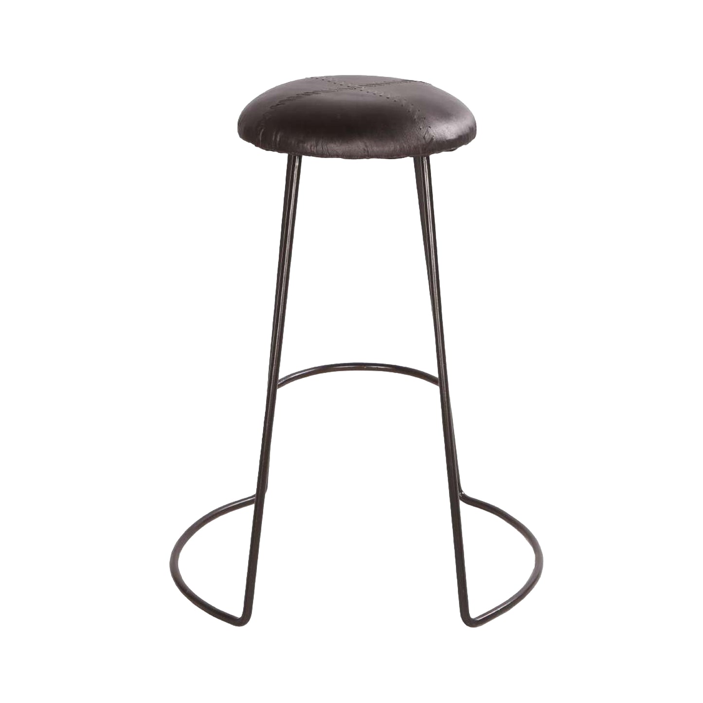 Stitch Counter Height Stool - Black