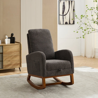 Lester One Rocking Chair - Charcoal