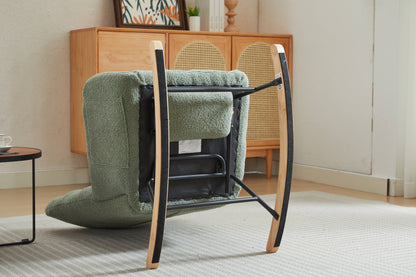 Hari II Modern Nursery Rocking Chair - Green