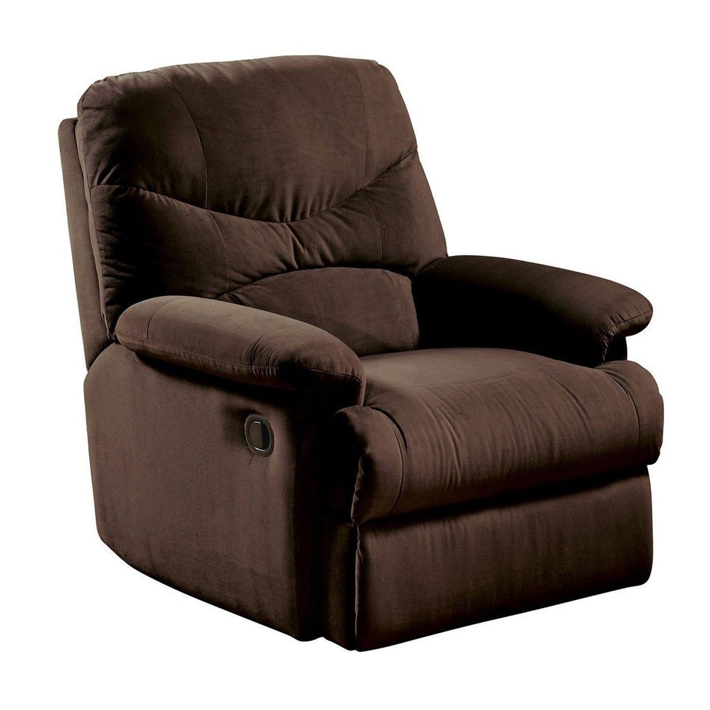 Arcadia Microfiber Glider Recliner - Brown