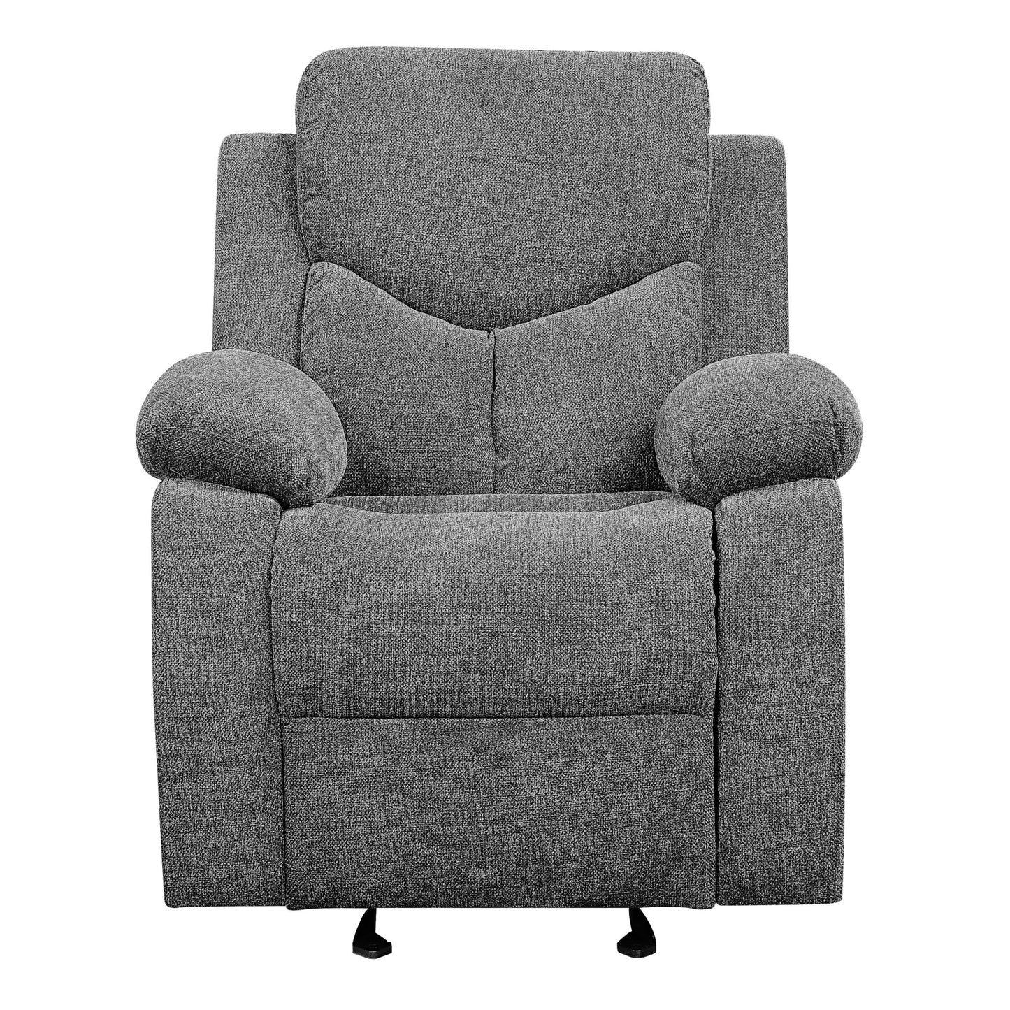 Estrada Pillow Top Arms Glider Recliner - Gray