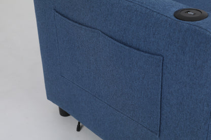 Sleeper Chair 3-in-1 Convertible - Navy Blue