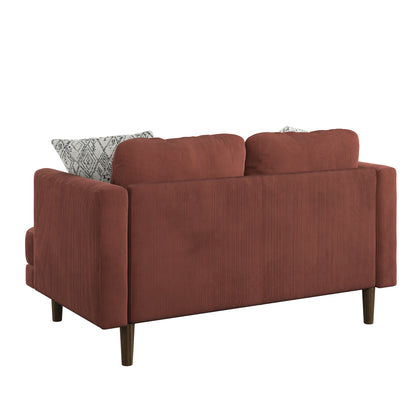 Jurie Loveseat - Red