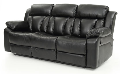 Daria Reclining Sofa - Black