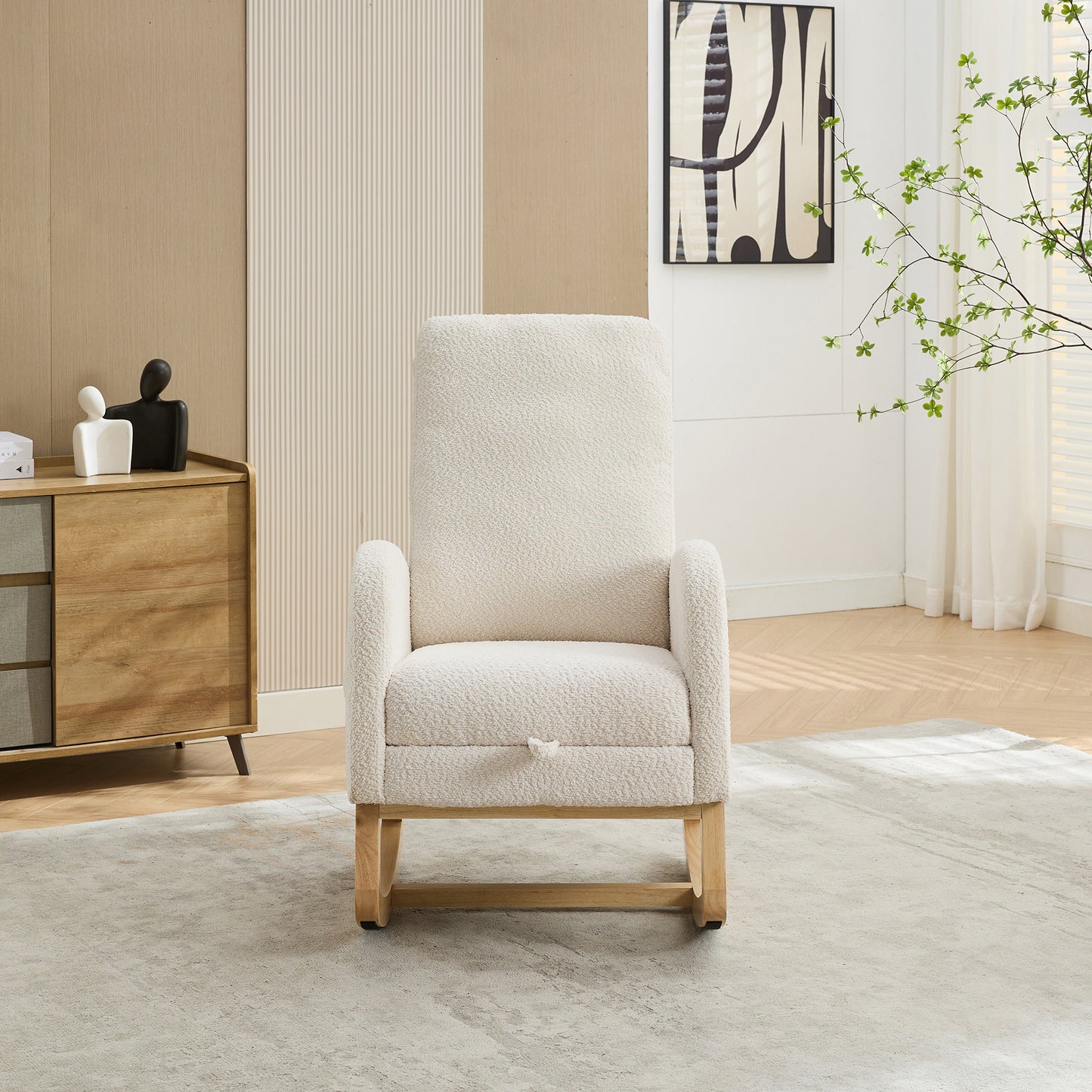 Lester One Rocking Chair - Ivory