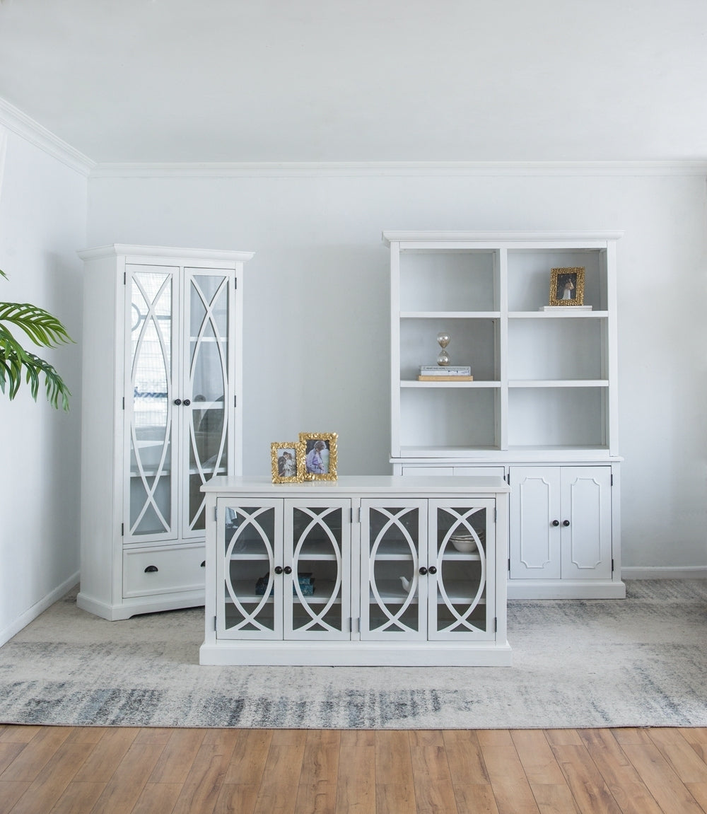 Nadi Cabinet Credenza - White