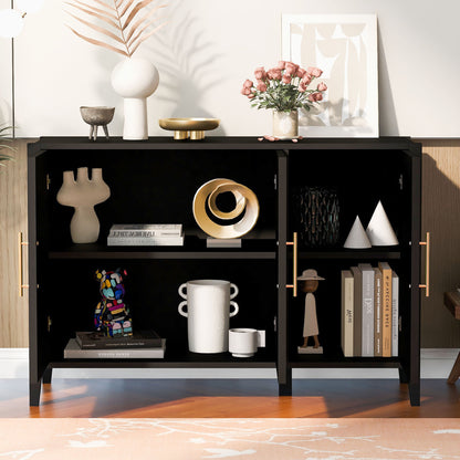 Kito II Sideboard Accent Cabinet - Black