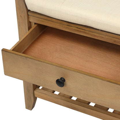 Modular Entryway Storage Bench - Old Pine