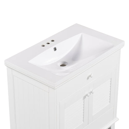 I- Bathroom Vanity - White