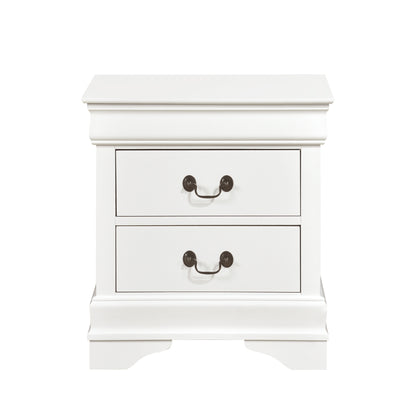 Riviera Colette Antique Nightstand - White