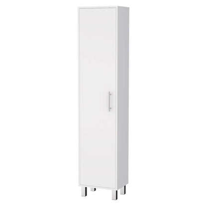 Weston 5-Shelf Tall Storage Cabinet - White