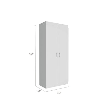 Cherry Hill 5-Shelf Pantry Cabinet - White