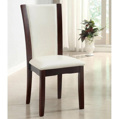 Carter Leatherette Dining Chairs (Set of 2) - White