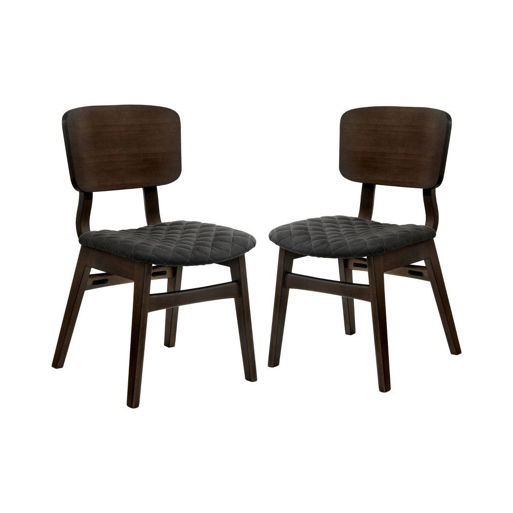 Parker Dining Chair (Set of 2)- Walnut