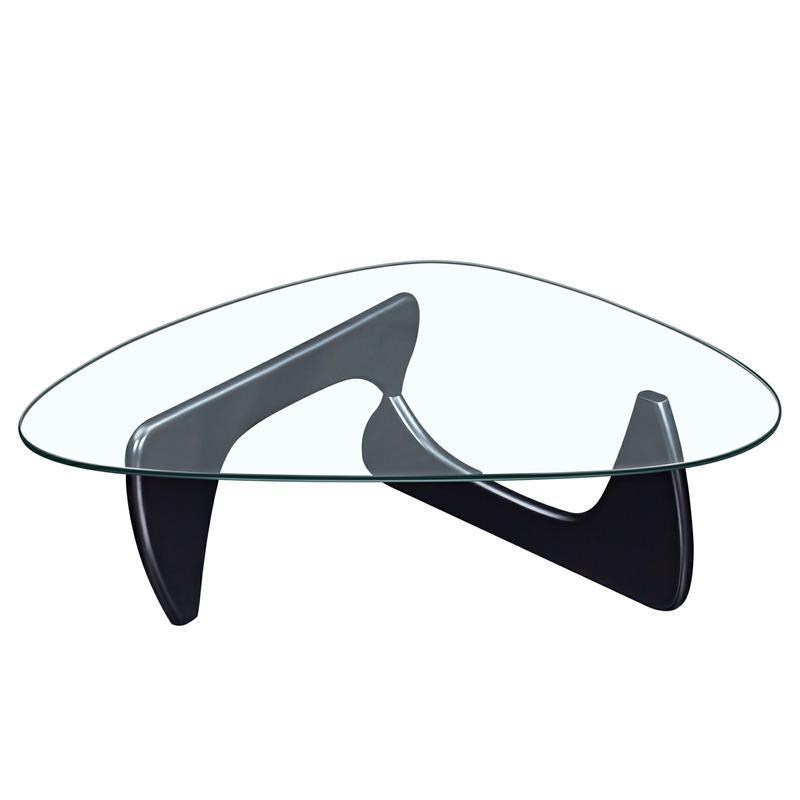 Modern Triangle coffee table - Black