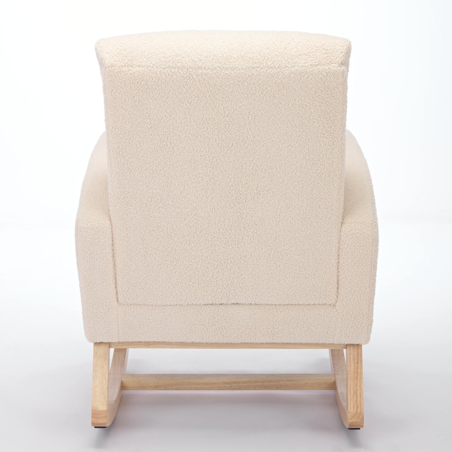 Parker II Modern Accent Rocking Chair - Beige