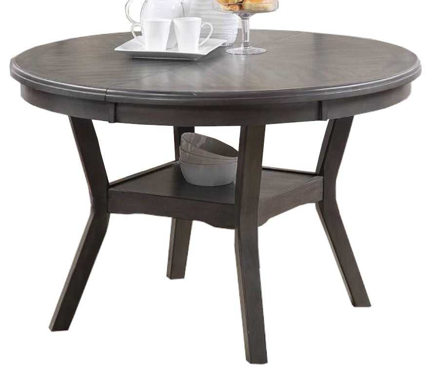 Watson 5pc Dining Set Round Table w 4x Side Chairs - Gray