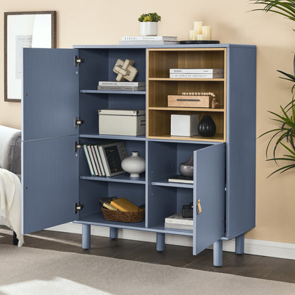 Giga Storage Wooden Cabinet - Blue