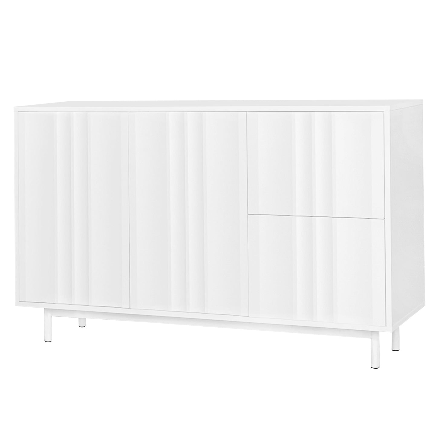 Noza Sideboard Buffet Cabinet - White