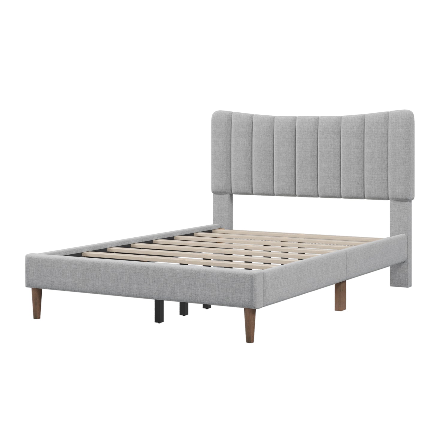 Innocent Full Size Platform Bed Frame - Gray