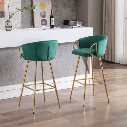 Sip Bar Stools 30 Inch - Green Set of 2