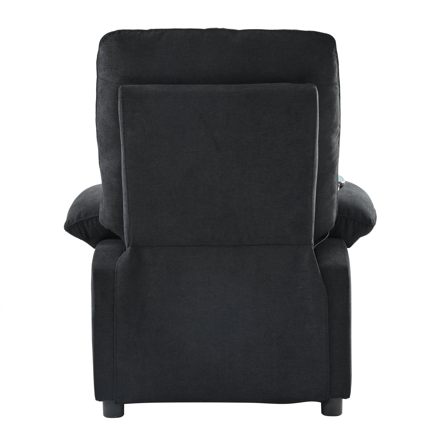 Aston Recliner Chair with Message and Heater - Black