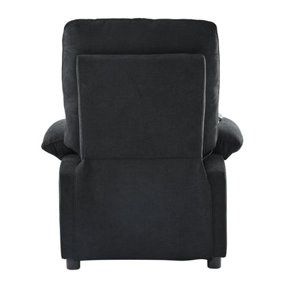 Aston Recliner Chair with Message and Heater - Black