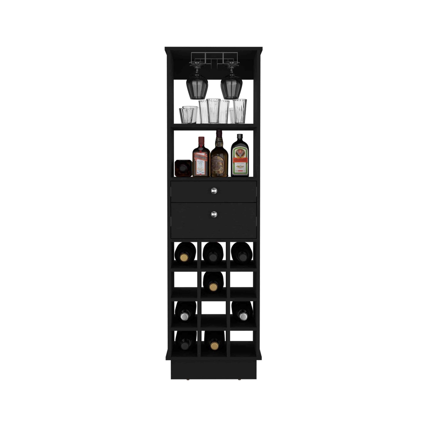 Stacy Bar Cabinet - Black