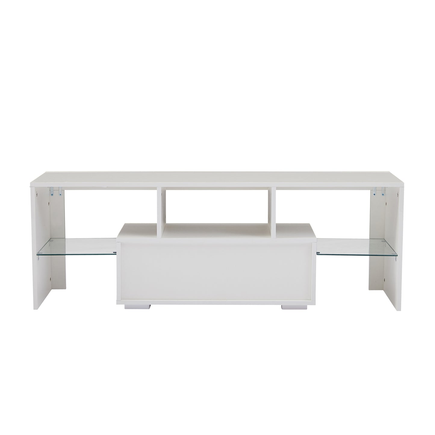 Giga TV Stand with LED light - White