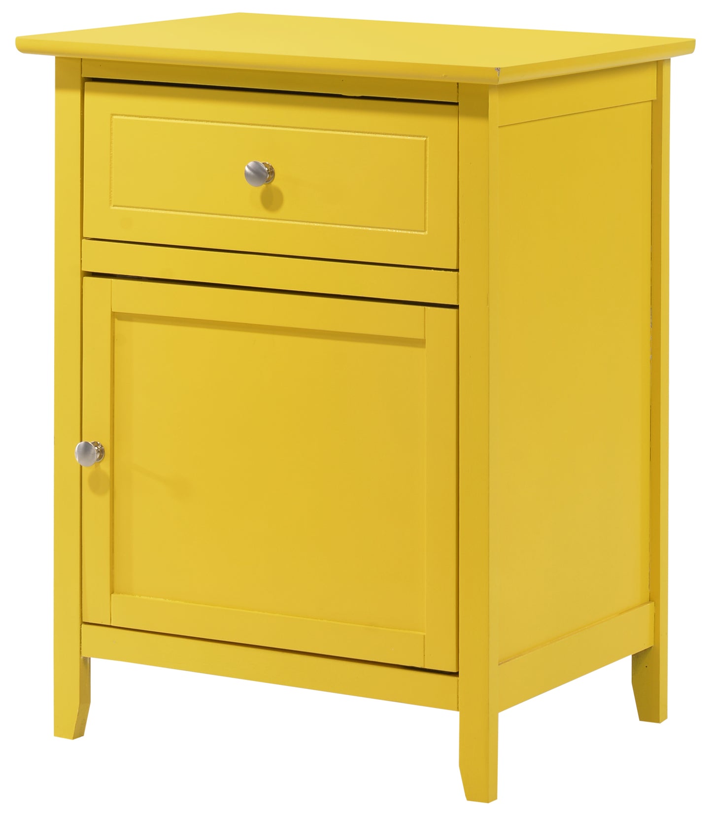 Izzy 1 Drawer 1 Door Nightstand - Yellow