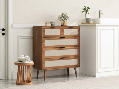 Keith II 5 Drawer  Accent Storage Cabinet - Walnut