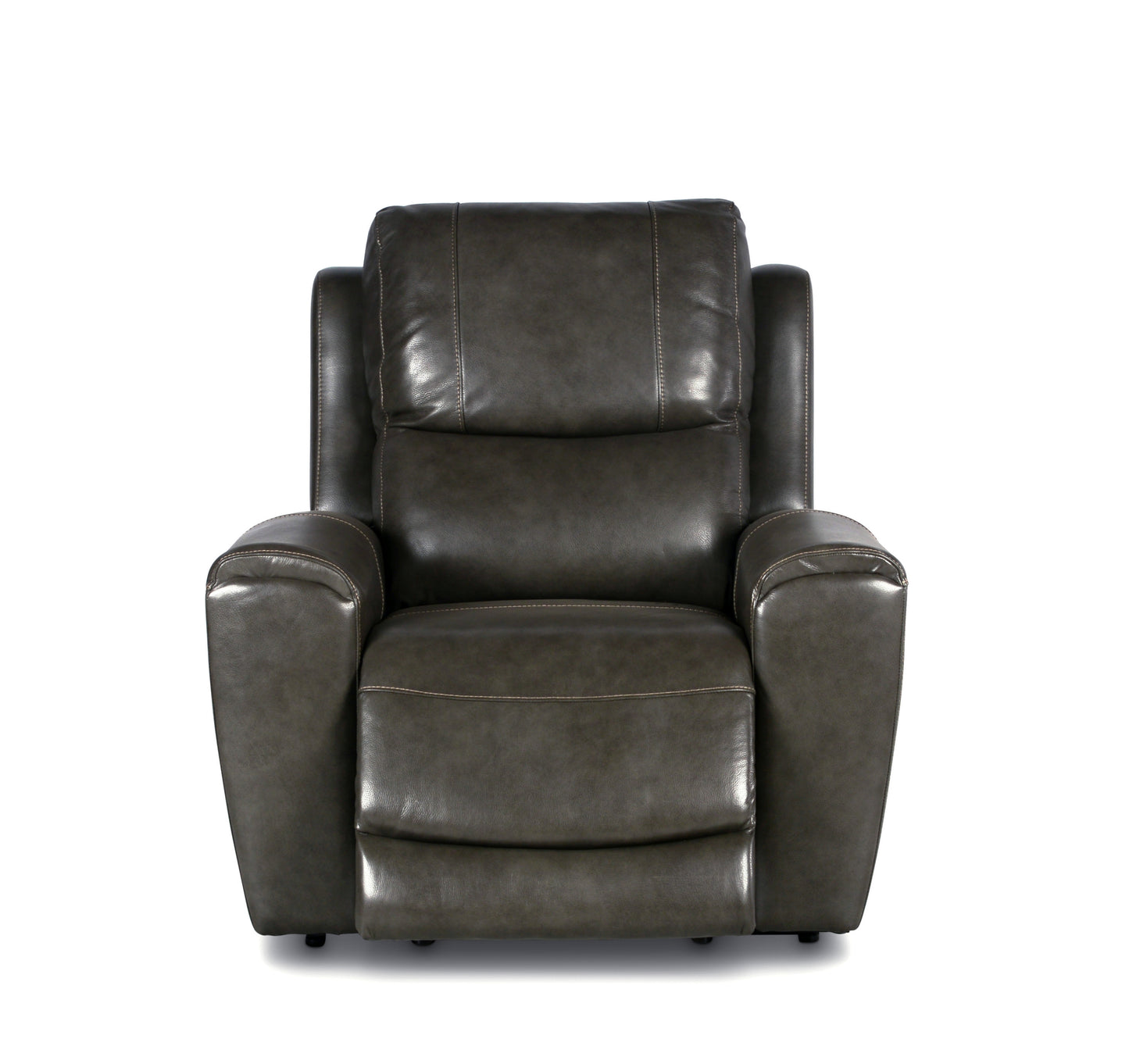 Willow Leather Power RRecliner Chair - Gray