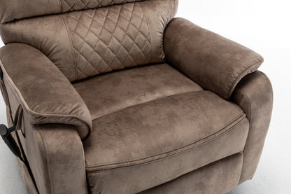 Eriga Power Lift Recliner Chair (180 degree lying flat) - Brown