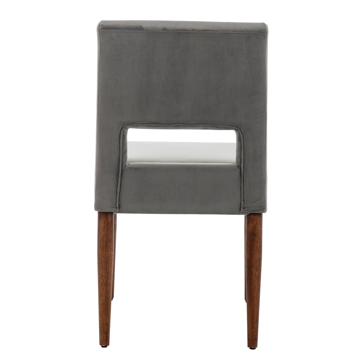 Giordano Dining Chairs with Solid Wood (Set of 2) - Gray