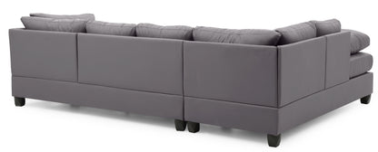 Malone Sectional Sofa - Gray