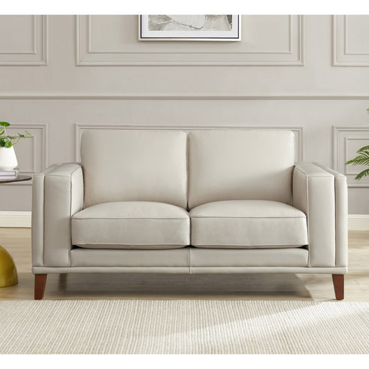 Lyon Leather Loveseat