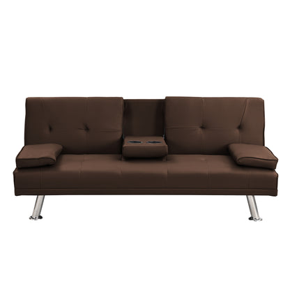 Devo Convertible Sofa Bed  - Brown