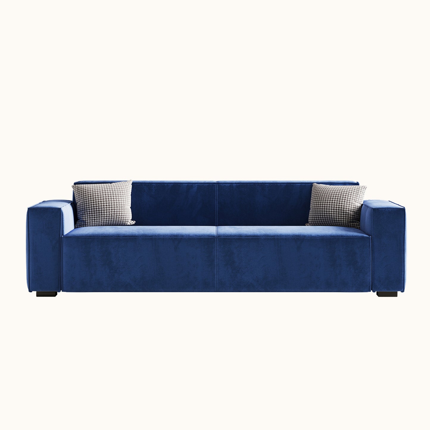 Valencia Wide Loveseat Sofas  - Navy Blue