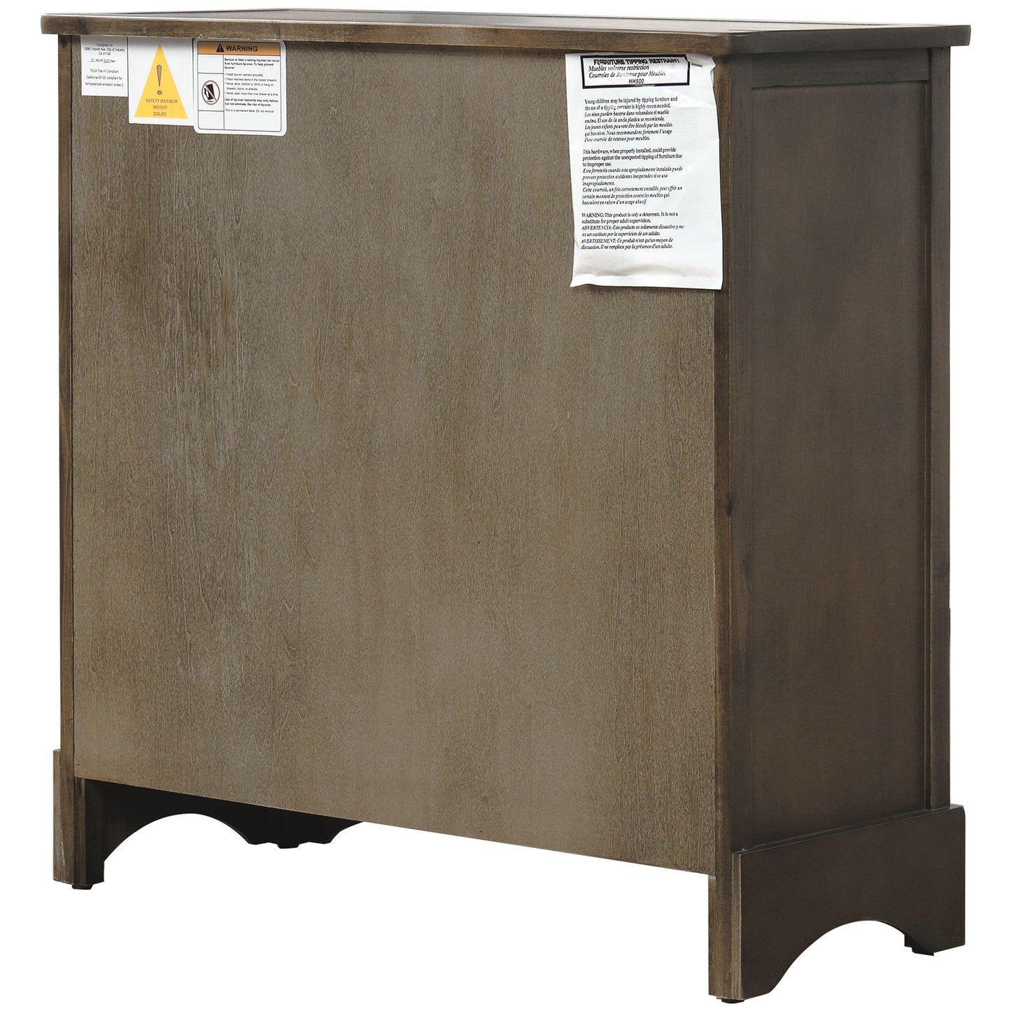 Trex Rustic Storage Cabinet - Light Gray