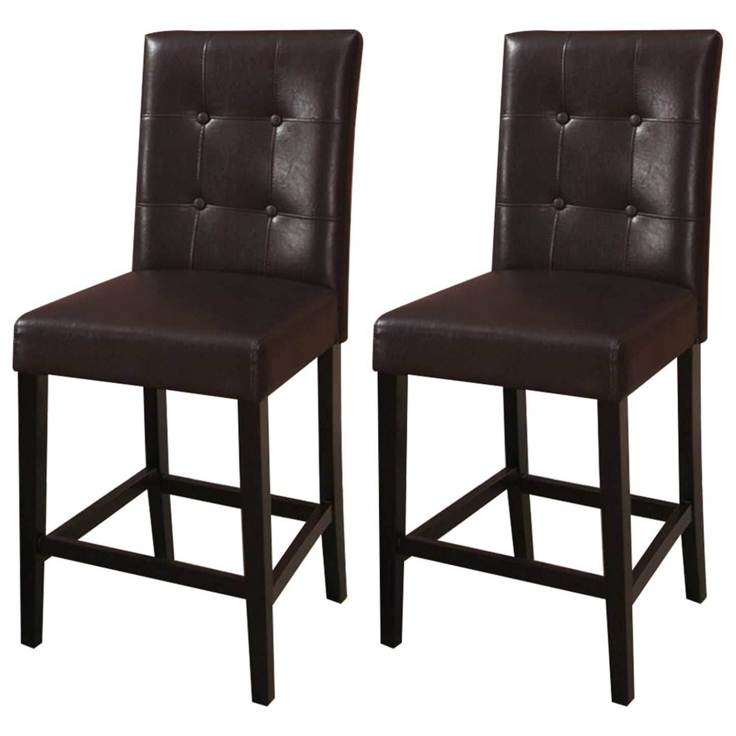 Ada Counter Height Chairs (Set of 2) - Brown