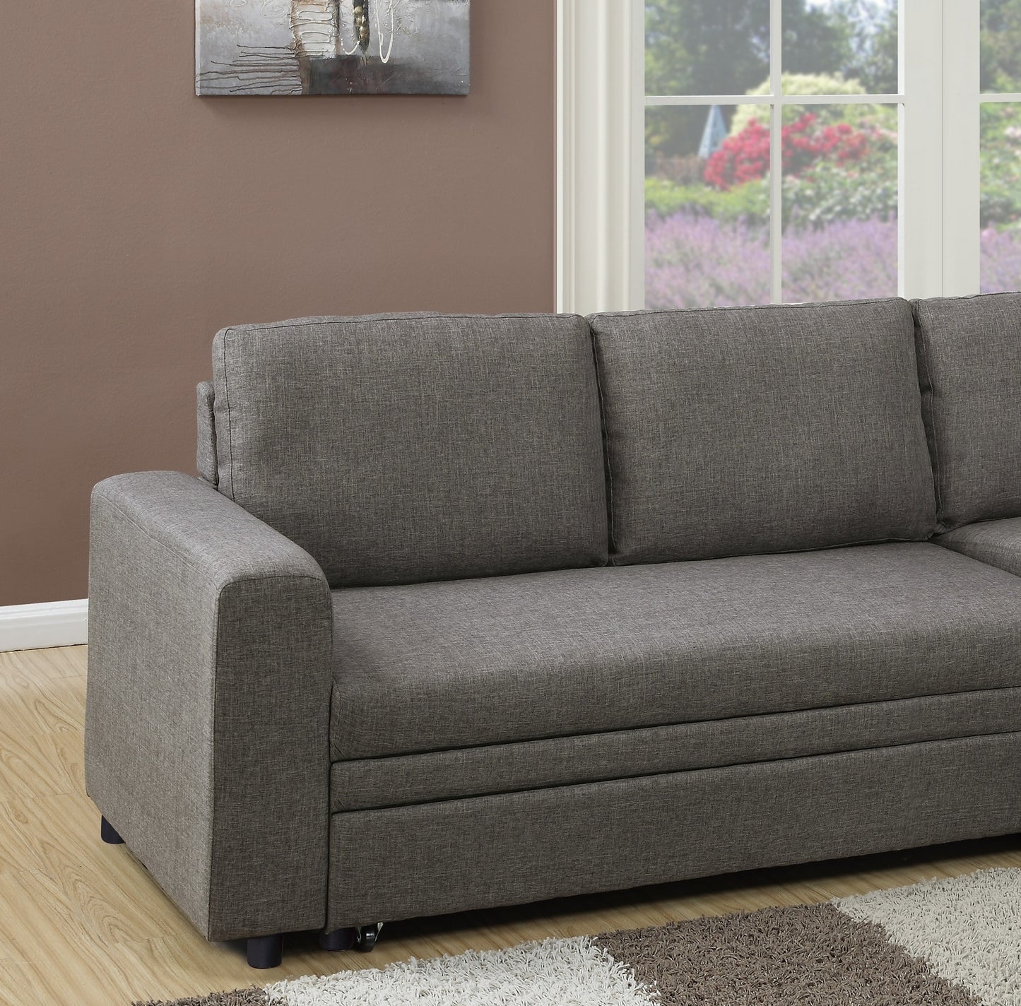 Andersen Convertible Sectional Sofa - Black