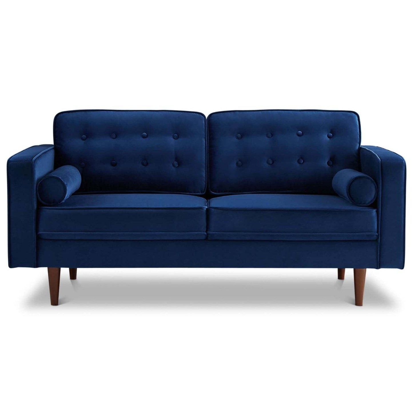 Casey Velvet Loveseat - Blue